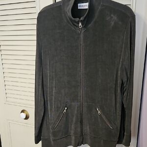 Chico's Dark Gray Zip-Up Jacket
